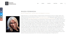 Desktop Screenshot of magdaromanska.com