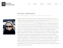 Tablet Screenshot of magdaromanska.com